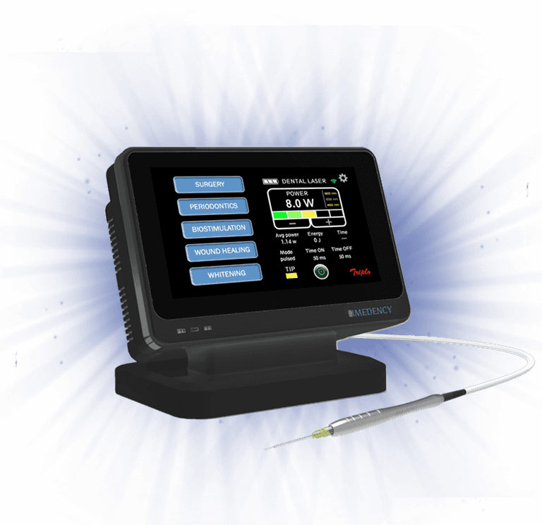 Laserul diodă Medency TRIPLO Multi-Wave cu piesa de mână